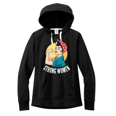 Strong Female Women's Fleece Hoodie