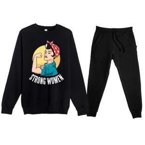 Strong Female Premium Crewneck Sweatsuit Set