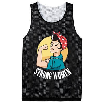 Strong Female Mesh Reversible Basketball Jersey Tank