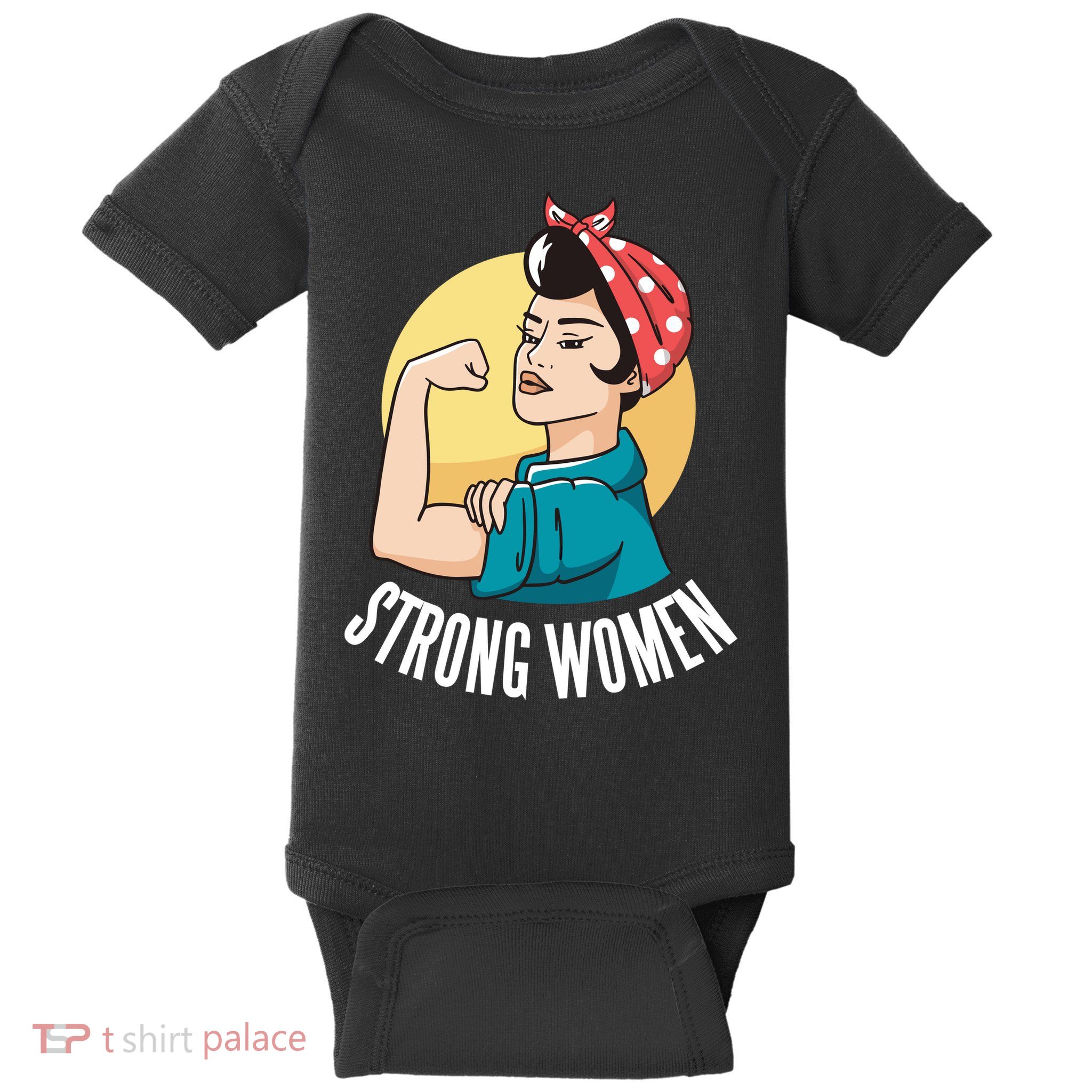 Strong Female Baby Bodysuit