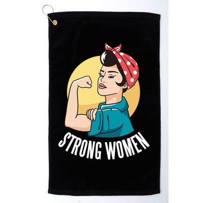 Strong Female Golf Towel