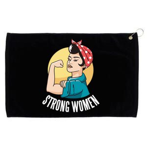 Strong Female Grommeted Golf Towel