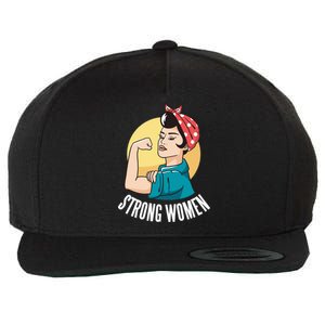 Strong Female Wool Snapback Cap