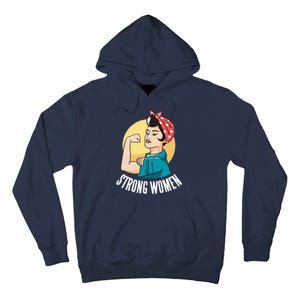 Strong Female Tall Hoodie