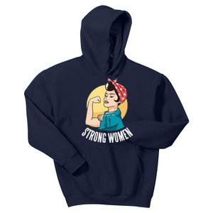 Strong Female Kids Hoodie