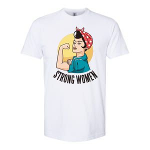 Strong Female Softstyle CVC T-Shirt