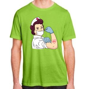 Strong Female Nurse Adult ChromaSoft Performance T-Shirt