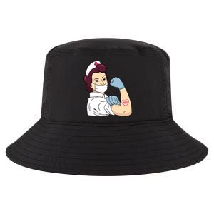 Strong Female Nurse Cool Comfort Performance Bucket Hat