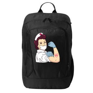 Strong Female Nurse City Backpack