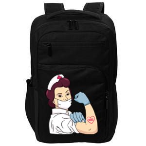 Strong Female Nurse Impact Tech Backpack