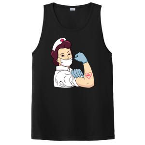 Strong Female Nurse PosiCharge Competitor Tank