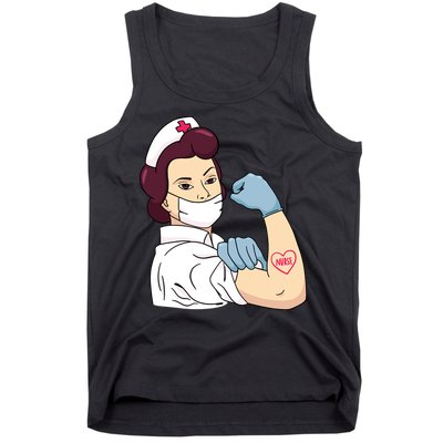 Strong Female Nurse Tank Top