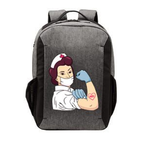 Strong Female Nurse Vector Backpack