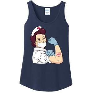 Strong Female Nurse Ladies Essential Tank