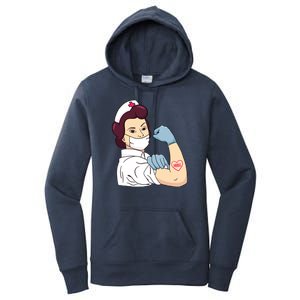 Strong Female Nurse Women's Pullover Hoodie