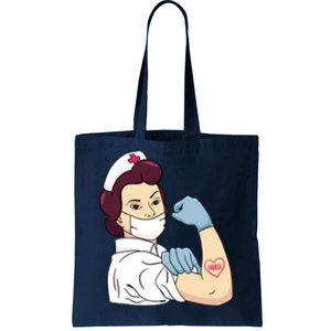 Strong Female Nurse Tote Bag