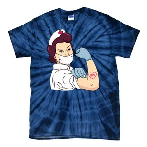 Strong Female Nurse Tie-Dye T-Shirt