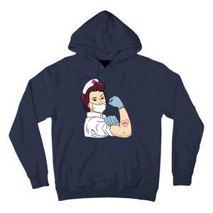 Strong Female Nurse Tall Hoodie