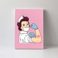 Strong Female Nurse Canvas