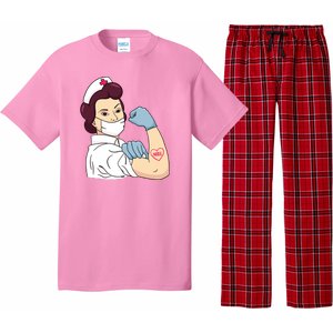 Strong Female Nurse Pajama Set