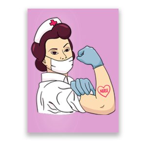 Strong Female Nurse Poster