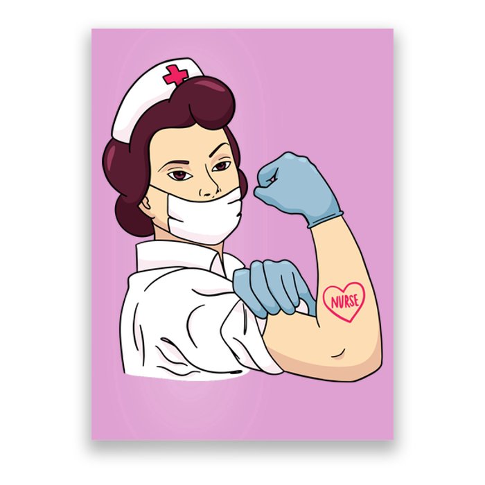 Strong Female Nurse Poster