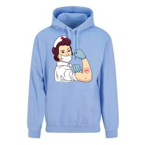 Strong Female Nurse Unisex Surf Hoodie