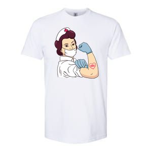 Strong Female Nurse Softstyle CVC T-Shirt