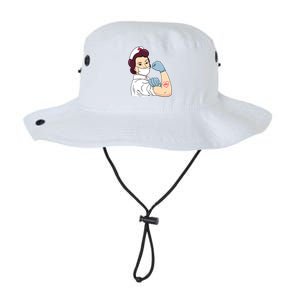 Strong Female Nurse Legacy Cool Fit Booney Bucket Hat