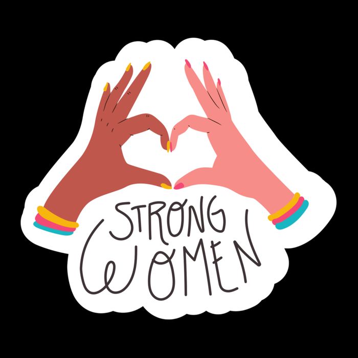 Strong Women Heart Cooling Performance Crew T-Shirt