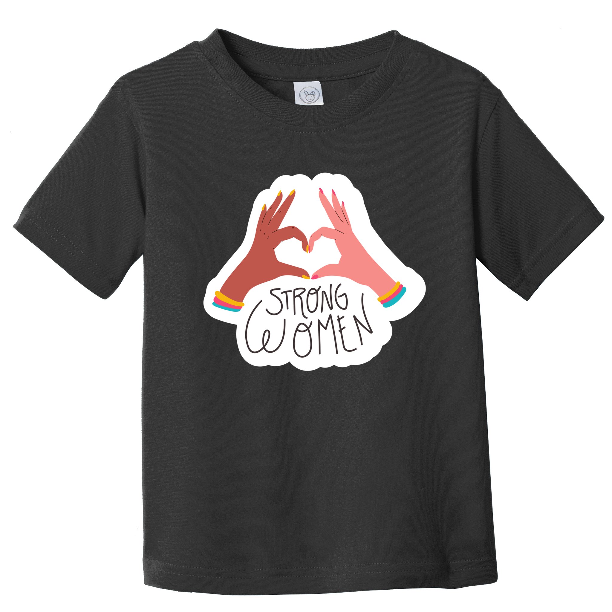 Strong Women Heart Toddler T-Shirt
