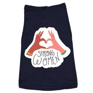 Strong Women Heart Doggie Tank