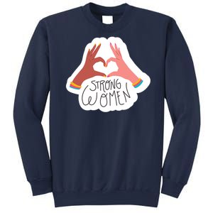 Strong Women Heart Sweatshirt