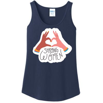 Strong Women Heart Ladies Essential Tank