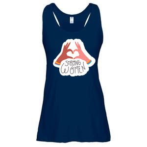 Strong Women Heart Ladies Essential Flowy Tank