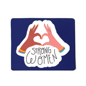 Strong Women Heart Mousepad