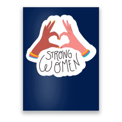 Strong Women Heart Poster