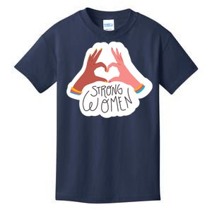 Strong Women Heart Kids T-Shirt