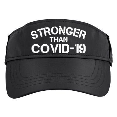 Stronger Than Covid 19 Adult Drive Performance Visor