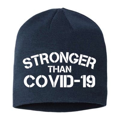 Stronger Than Covid 19 Sustainable Beanie