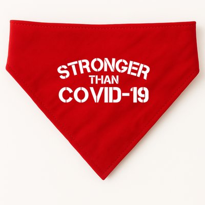 Stronger Than Covid 19 USA-Made Doggie Bandana