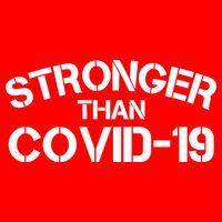 Stronger Than Covid 19 16 in Basic Backpack