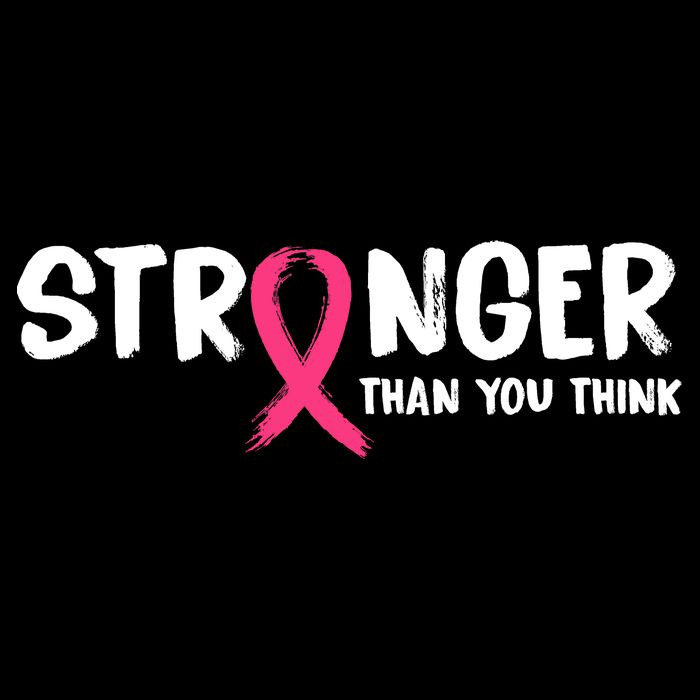 Stronger Than You Think Breast Cancer Ribbon  T-Shirt