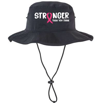 Stronger Than You Think Breast Cancer Ribbon  Legacy Cool Fit Booney Bucket Hat