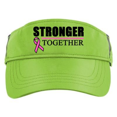 Stronger Together Breast Cancer Awareness Adult Drive Performance Visor