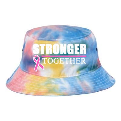 Stronger Together Breast Cancer Awareness Tie Dye Newport Bucket Hat