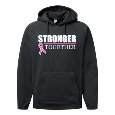 Stronger Together Breast Cancer Awareness Performance Fleece Hoodie