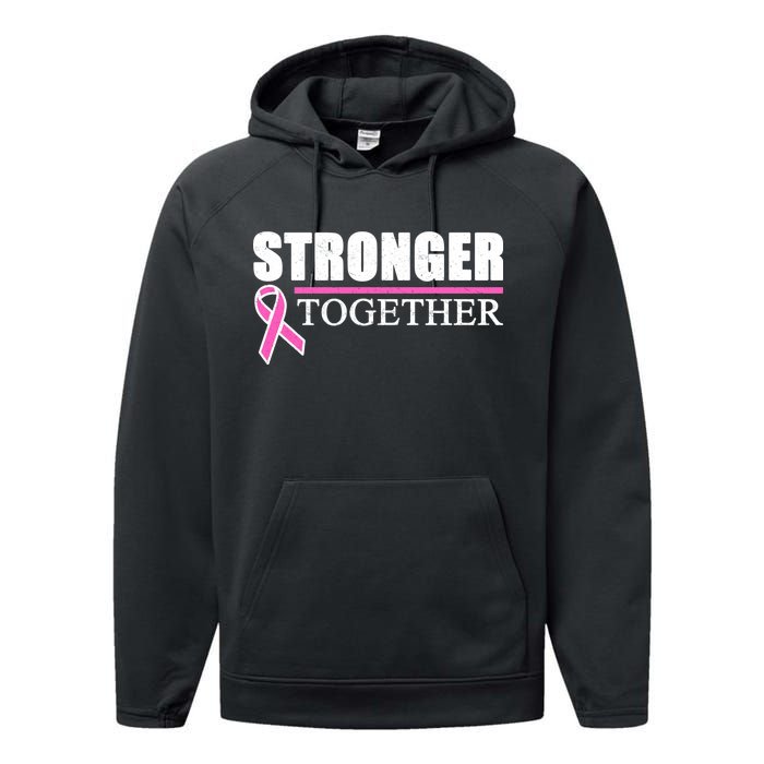 Stronger Together Breast Cancer Awareness Performance Fleece Hoodie