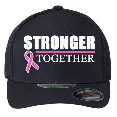 Stronger Together Breast Cancer Awareness Flexfit Unipanel Trucker Cap