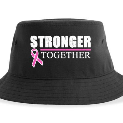 Stronger Together Breast Cancer Awareness Sustainable Bucket Hat